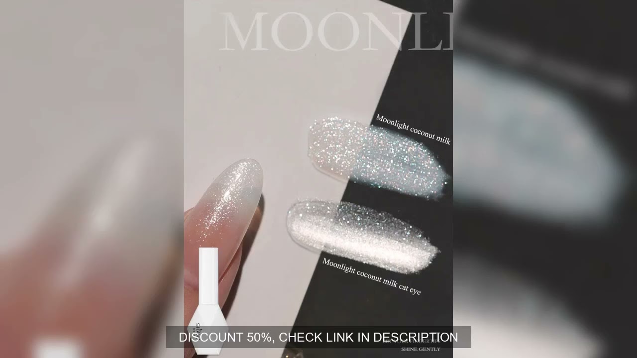 1-21pcs WS Japanese style Sparkling White Gel Nail Polish Fine Sparkling Pink Glitter Cat Eye Nail G