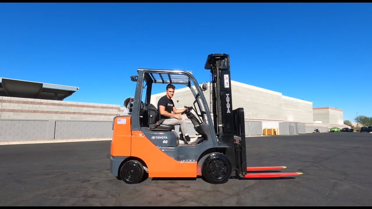 Toyota 8 Series 8fgcu30 6 000lb Lp Propane 2016 Forklift For Sale Youtube