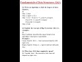 Data Structures Q&A | DSA Quick Questions & Answers