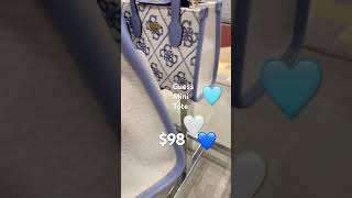 😎 GUESS SILVANA MONOGRAM DOUBLE COMPARTMENT MINI & MEDIUM TOTE #guessbag #guess #macys