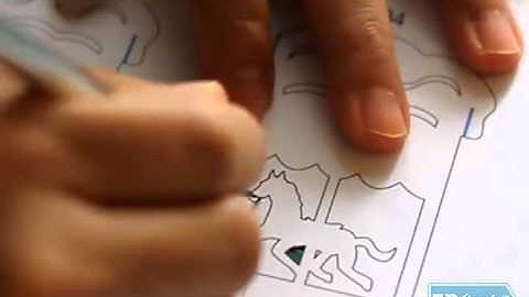 Unique 3D Greeting Card - Carousel