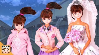 신비아파트 고스트볼 x의 탄생 구하리 시간여행 학생에서 결혼 까지 남편은 누구? 고백하는 강림 vs 리온 투표 고스트볼의 비밀 만화 인형놀이 장난감 놀이 Dress | 보라미TV screenshot 3