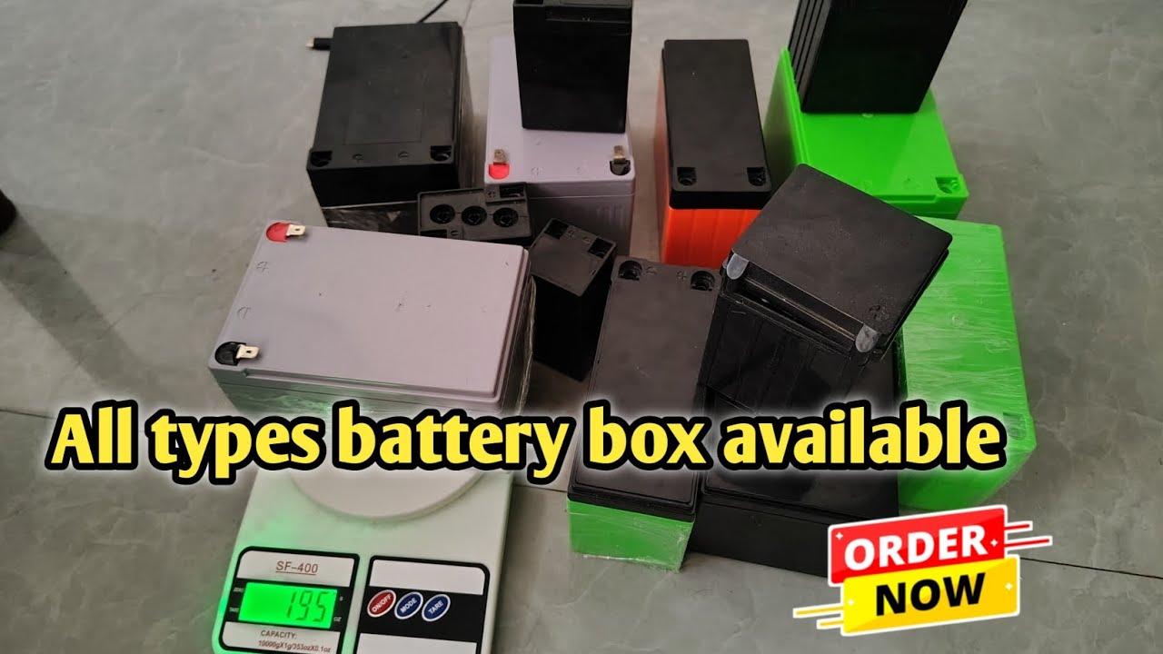 All types battery box available order now - YouTube