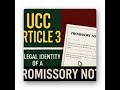UCC Article 3 and the Legal Identity of a Promissory Note Mp3 Song