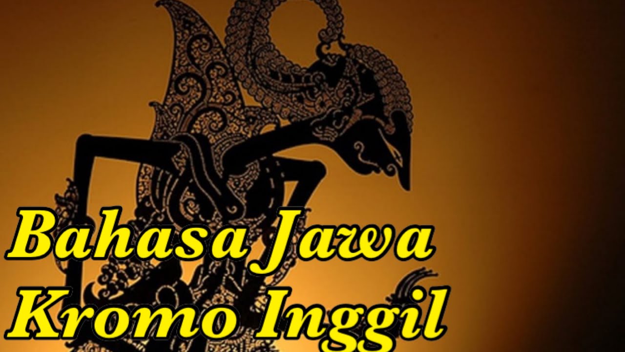 BELAJAR BAHASA JAWA | KROMO INGGIL - YouTube