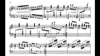 Gabriel Pierné - Impromptu-Caprice for Harp, Op. 9 (1901) [Score-Video]