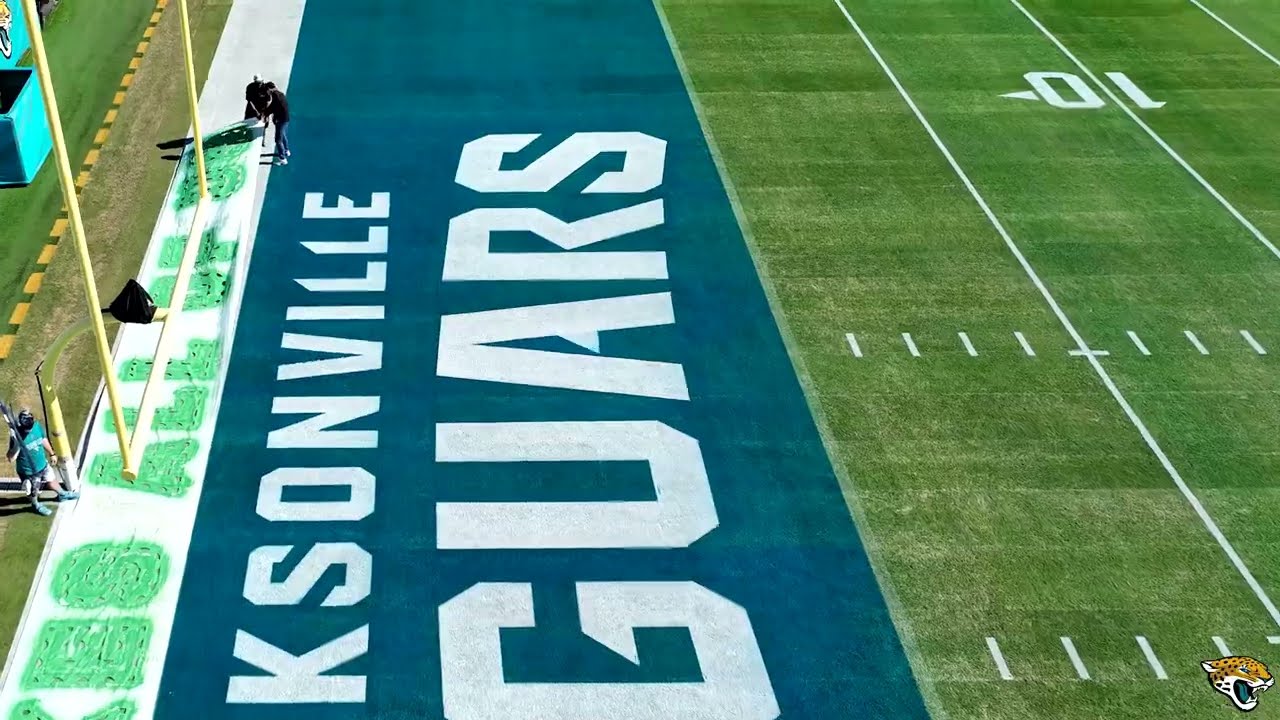 TEAL endzones at TIAA Bank Field for Week 18 vs. Titans! | Jacksonville Jaguars