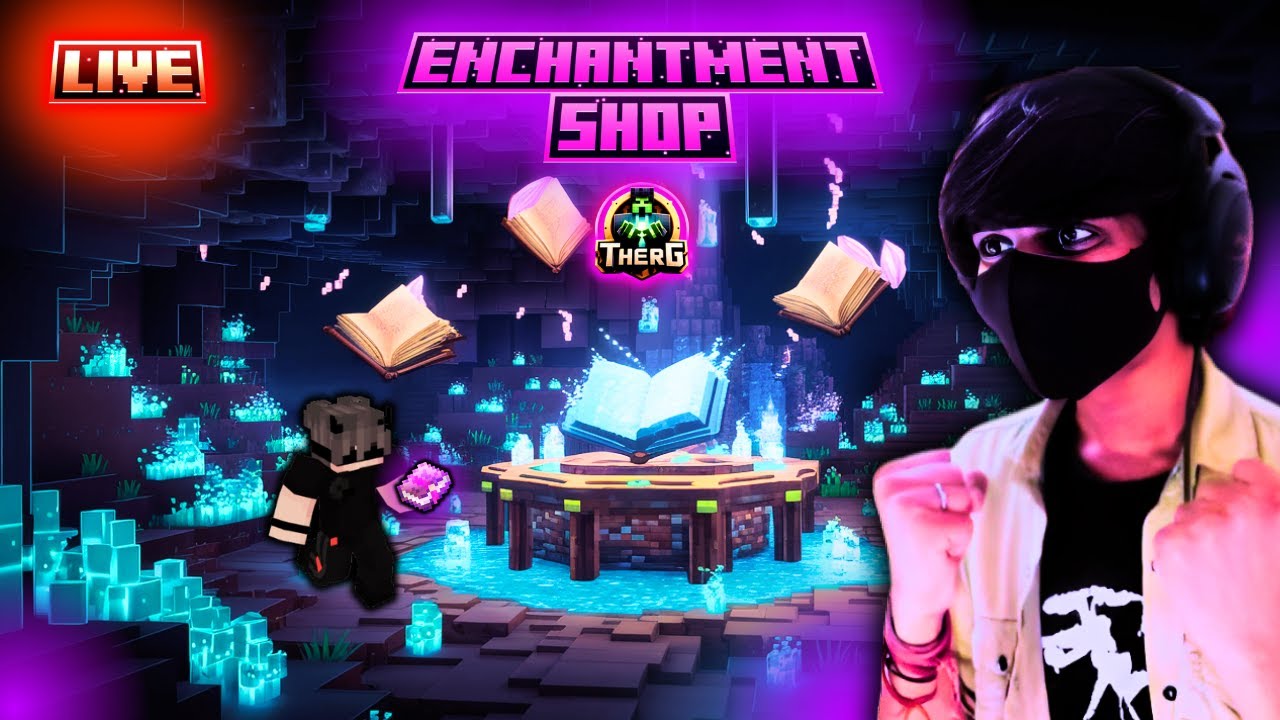 Building An Enchantment Shop in TherRG Survival Season 4🤑🤑 || Minecraft ...