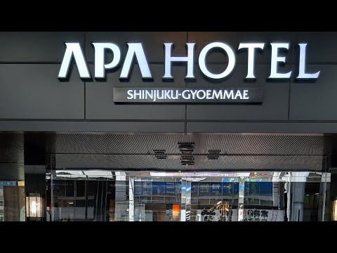 APA HOTEL SHINJUKU GYOEMMAE // japan travel