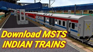 download msts indian trains how to download and install indian trains tutorial part 2