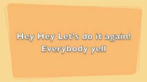 Everybody Yell Go Fight Win