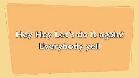 Everybody Yell Go Fight Win