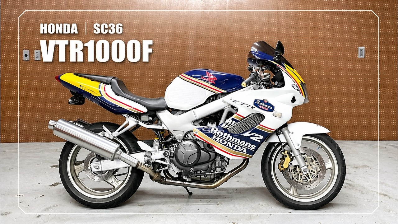 HONDA】VTR1000F｜SC36｜ロスマンズカラー外装セット・NISSIN製