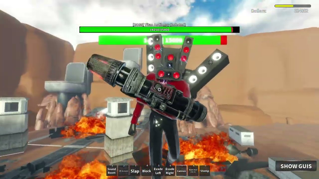 Titan Speakerman VS Infected Titan Speakerman Bathtub Universe