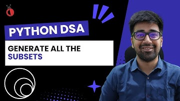 DSA Python 2025- Generate Subsets Using Bit Manipulation | Power Set | Leetcode 78 - Part 68 [Hindi]