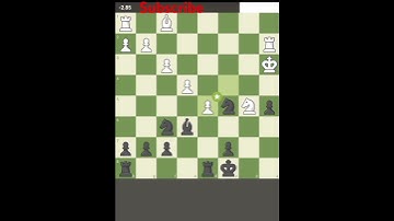 chess game check mate brilliant move.