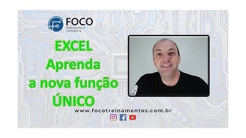 062 - Aprenda a nova função ÚNICO criada para o excel 365 e 2019
