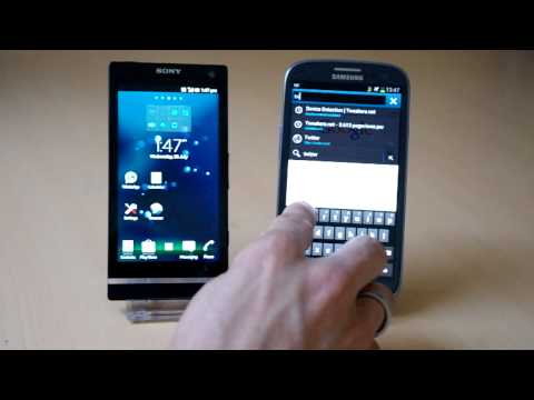Using NFC / Android Beam between Samsung Galaxy S III and Sony Xperia S