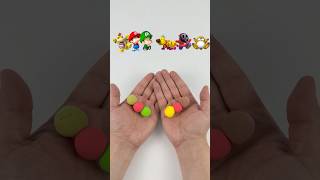 Super Mario | Baby Mario, Baby Luigi &amp; Friends part4 | Color Mixing! #shorts #supermario #clay