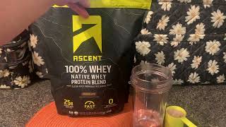 Ascent 100% Whey Protein Powder Gluten free - #amazonfinds #wheyprotein  #creatorfavorites2024