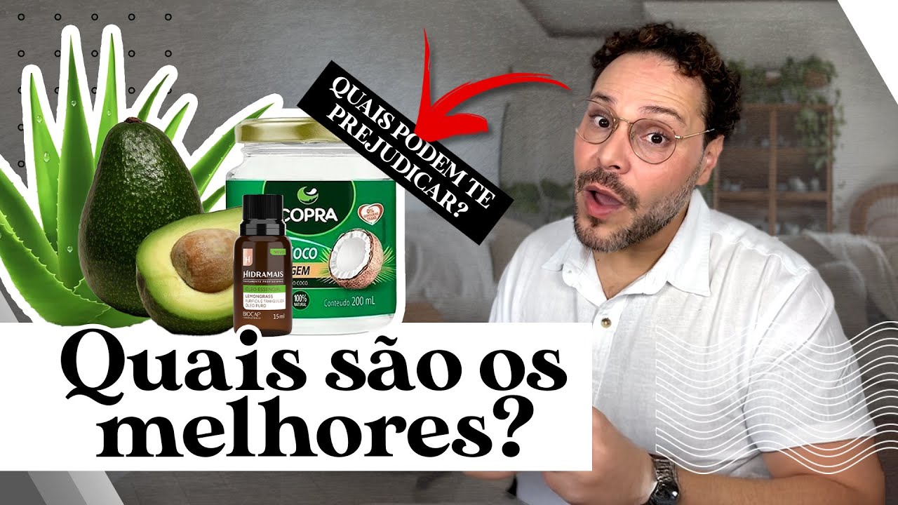 5 ativos NATURAIS que vão ALIMENTAR o seu CABELO!