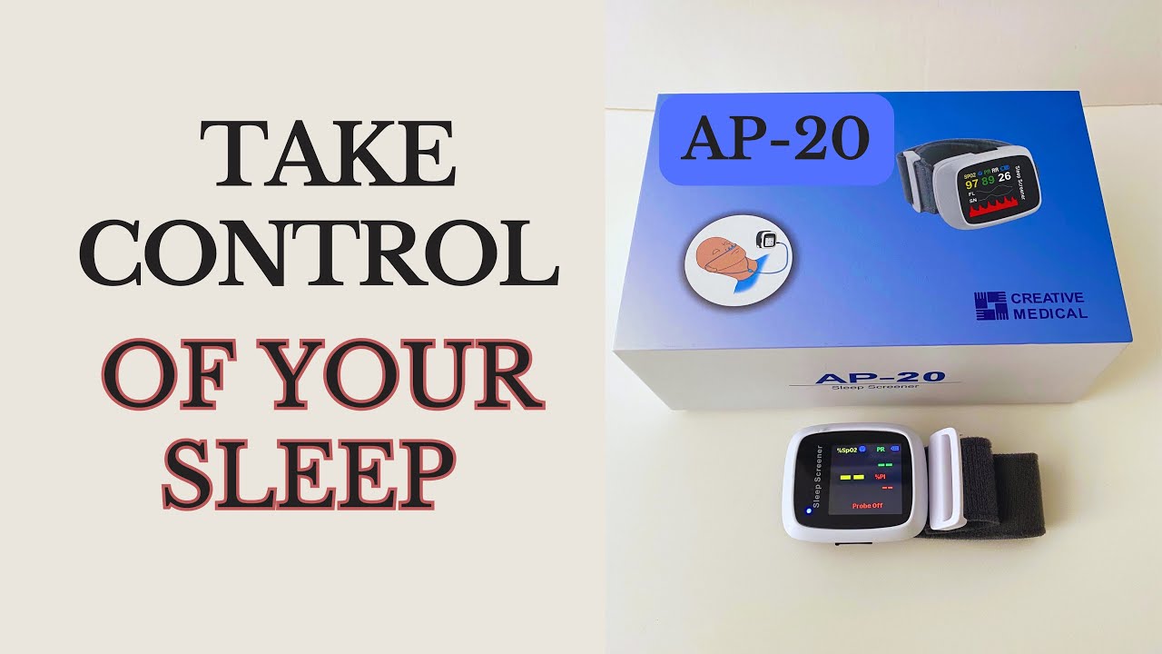 Sleep apnea device that tracks your sleep. Vibeat AP-20.