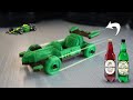 How to make formula 1 with 2 color plastic bottle pet  free filament   diy