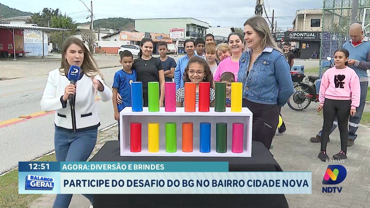Desafio do BG anima moradores no bairro Cidade Nova em Itajaí