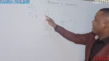 METHOD OF DIFFERENCES