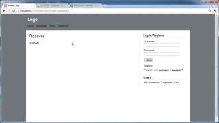 PHP Tutorials Register and Login Part 19 Forgotten Password Part 1