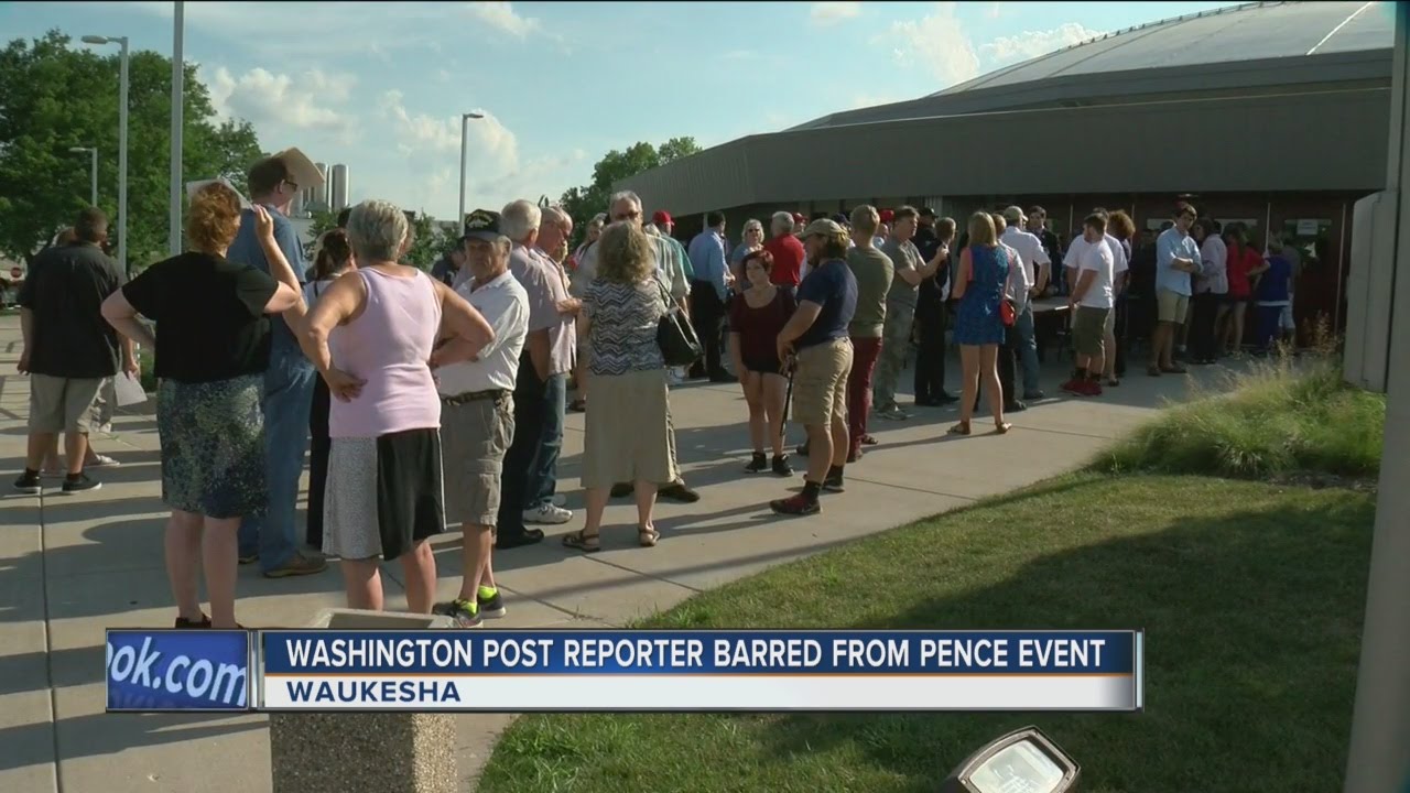 Washington Post reporter denied entry to Mike Pence event in Waukesha