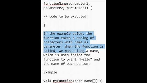 C Programming | Function Parameters #cprogramming #clanguage