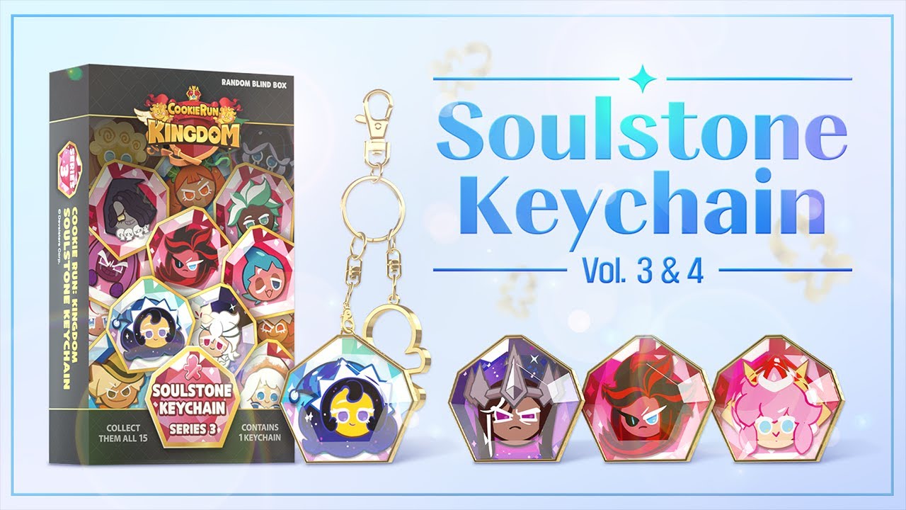 Soulstone Keychain Vol. 3 & 4 | Cookie Run Store