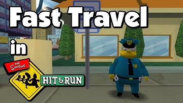 Fast Travel in The Simpsons: Hit & Run! (Cops: In Springfield Mod)