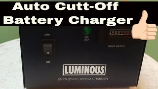 Battery Charger for 12volt by Luminous | Boost Deep Discharge Battery | 10 ampere Autocut Charger