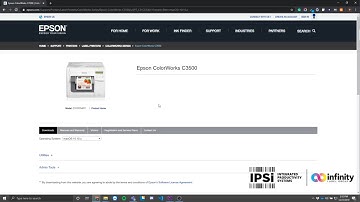 IPSi Print Lab - Epson ColorWorks C3500G: Wireless Installation of Epson Printer Drivers