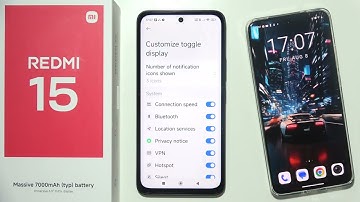 Redmi 15: How to Show Network Speed on Status Bar