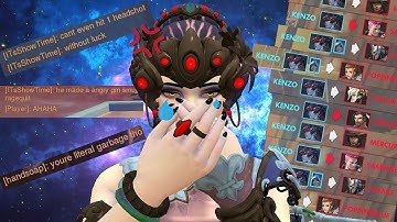 I spawn killed the same TOXIC enemies ALL NIGHT with Widowmaker and Hanzo - Overwatch