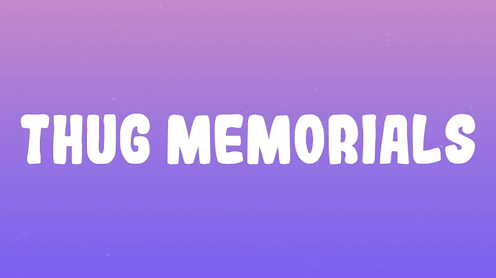Polo G - Thug Memorials