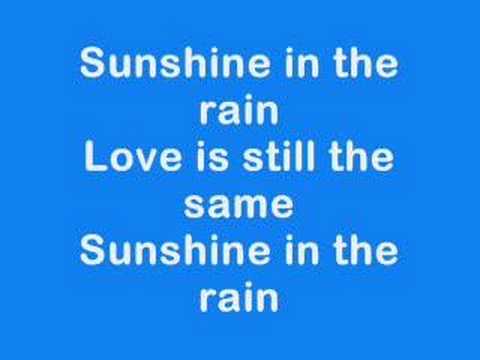 BWO - Sunshine in the rain karaoke