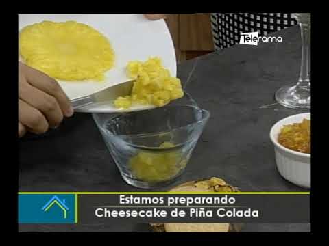 Hoy en la cocina: Cheesecake de piña colada