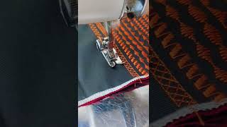 Patterned stitching using a Janome sewing machine #sewingtechniques