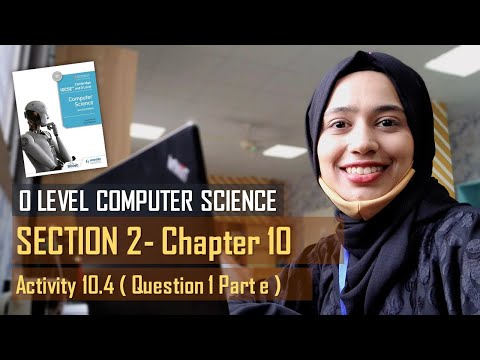 Activity 10.4 ( Q1 Part e ) | Produce Logic Circuit and Truth Table | Boolean Logic | O Level CS