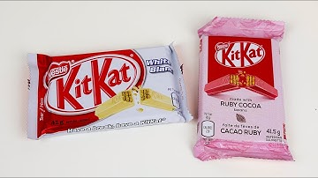 Ruby Cocoa Kit Kat! Special Edition White & Pink Chocolate Unboxing