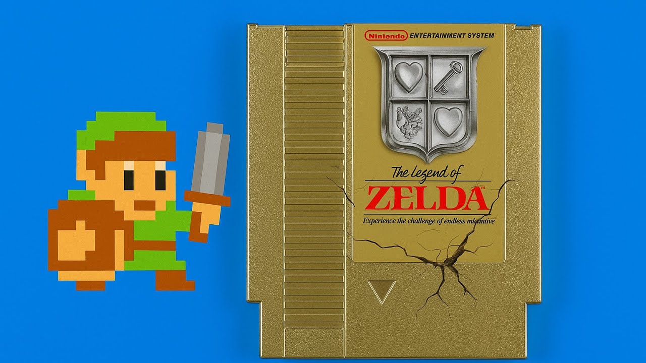 ASMR Cleaning, Restoration & Battery Replacement | The Legend of Zelda NES (Original Gold Cartridge)