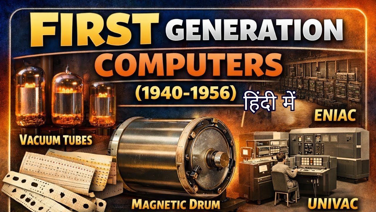 First Generation of Computers (1940–1956) | Vacuum Tubes, ENIAC ...