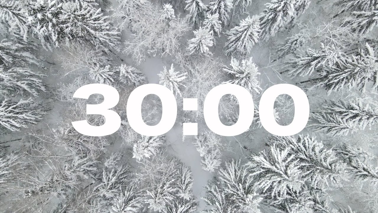 30 Minute Timer/Half Hour winter theme. No Sound YouTube
