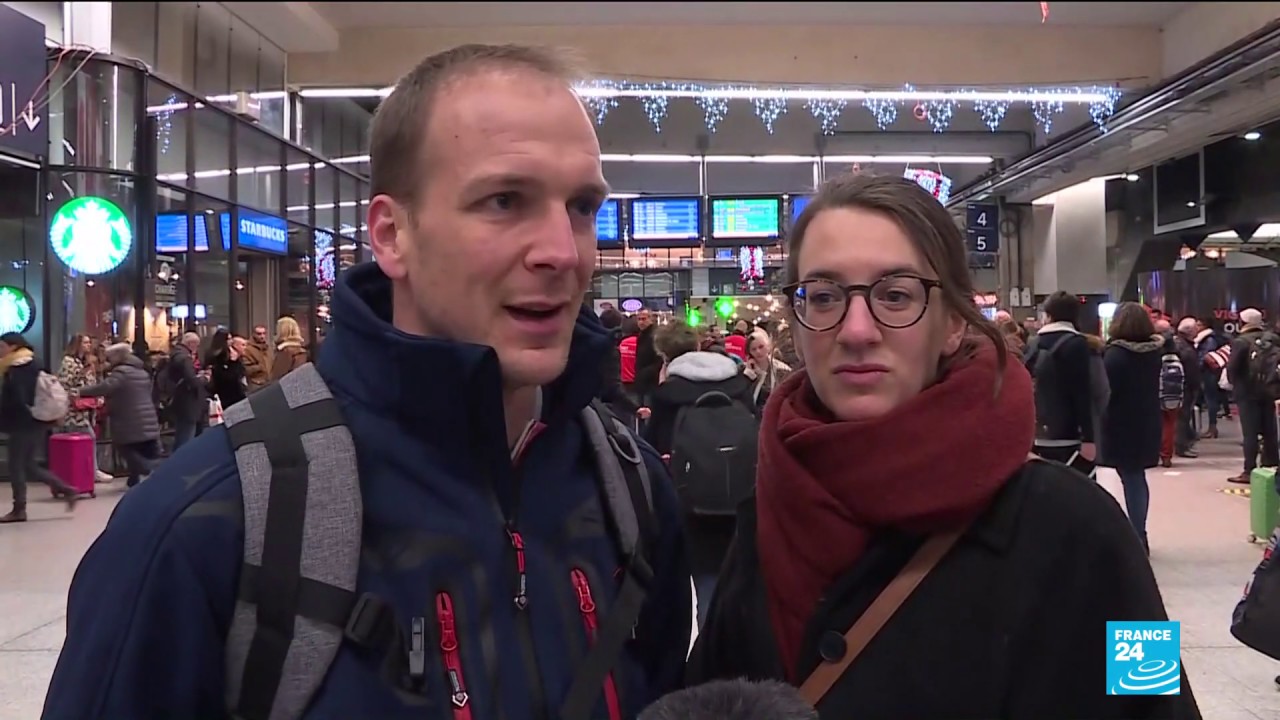 Strife for commuters as they worry about Christmas travel plans during France strikes