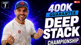 Can I Take Down This 400K GTD Poker Tournament? | SAOPS Event 1 Deep Stack Championship
