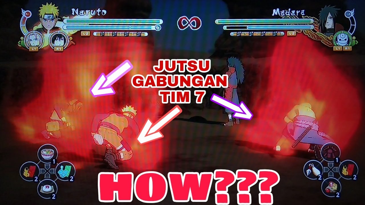 CARA JURUS GABUNGAN NARUTO STORM 3 PS3 naruto 